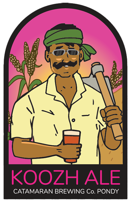 Koozh Ale craft beer from Catamaran Brewing Co., Pondy