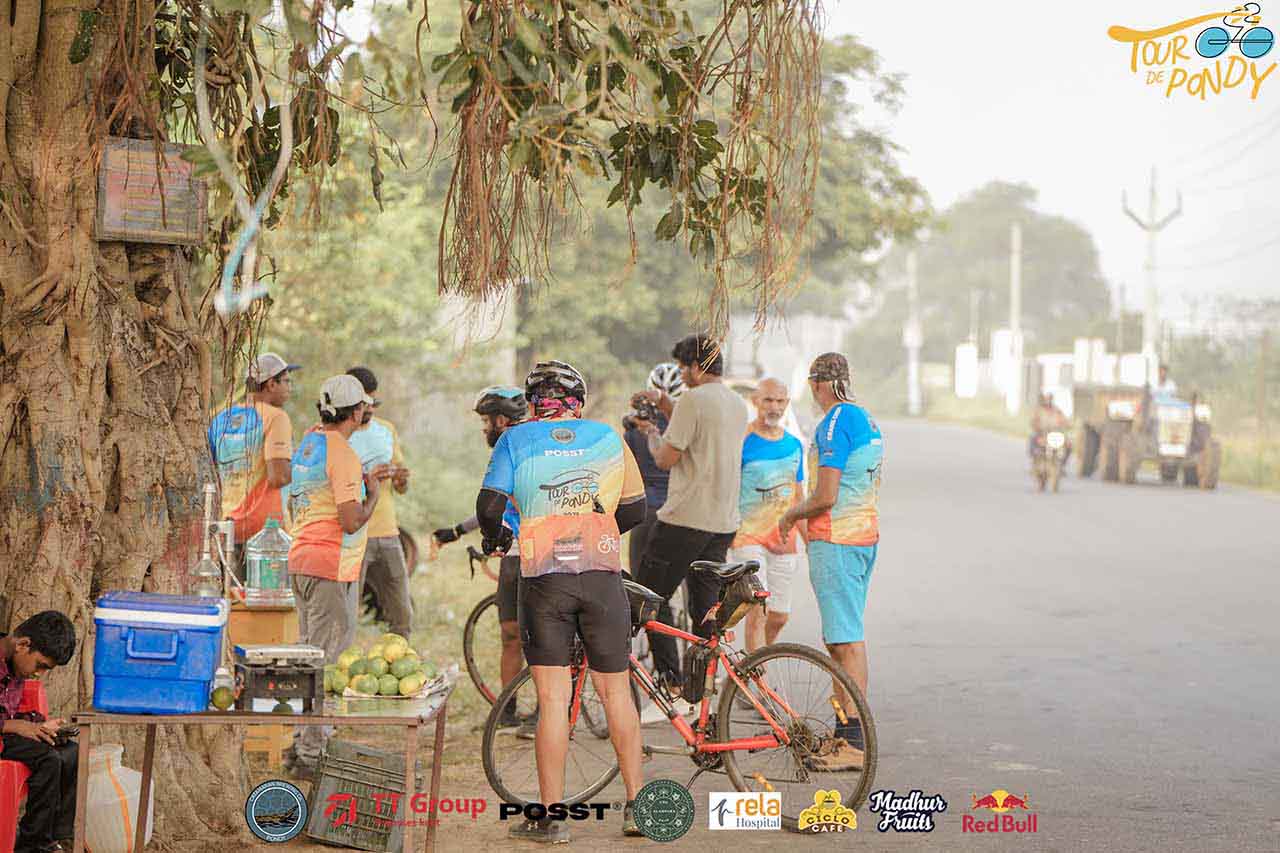 Tour de Pondy cycling event to Catamaran