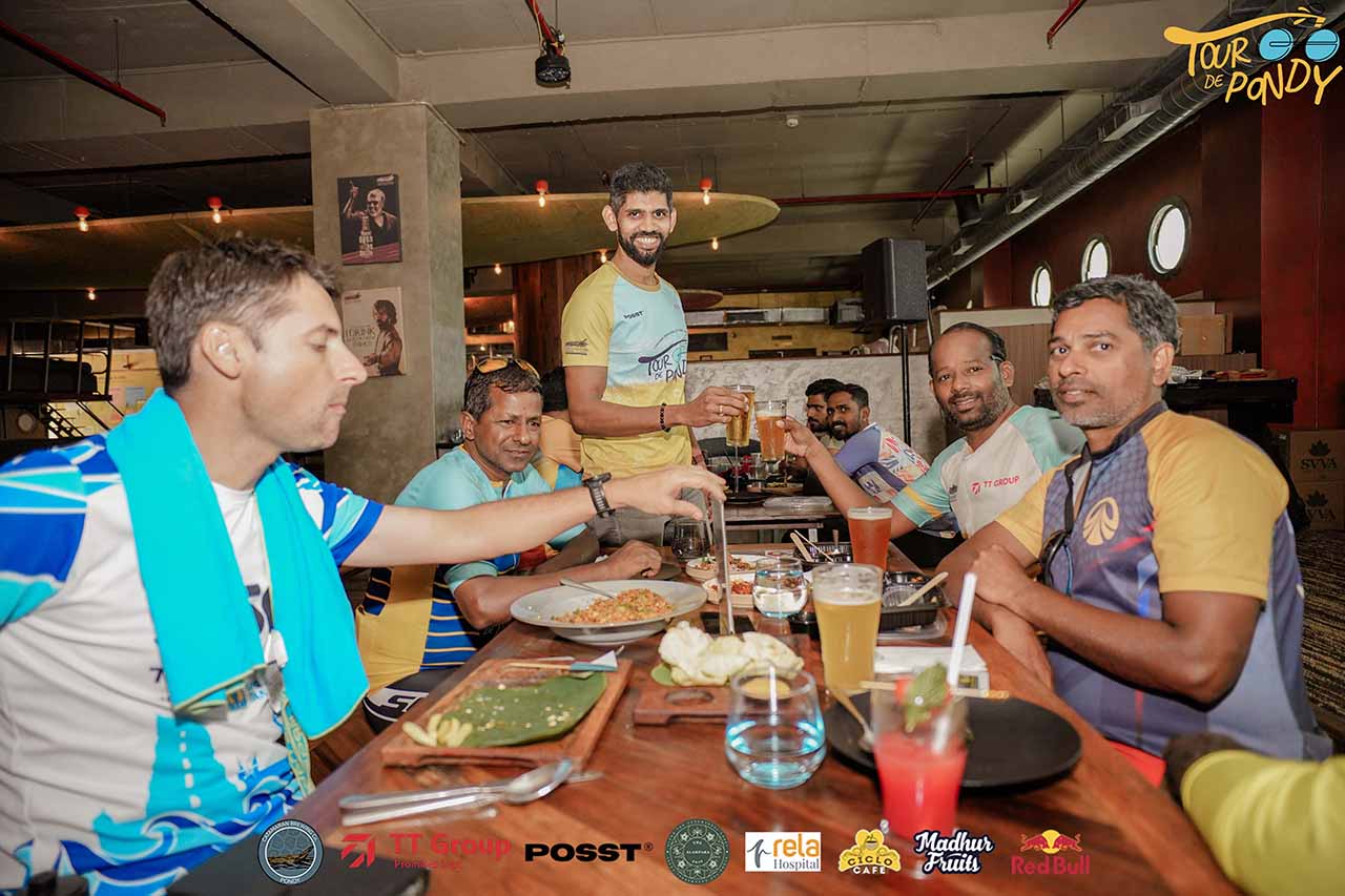 Tour de Pondy cycling event to Catamaran