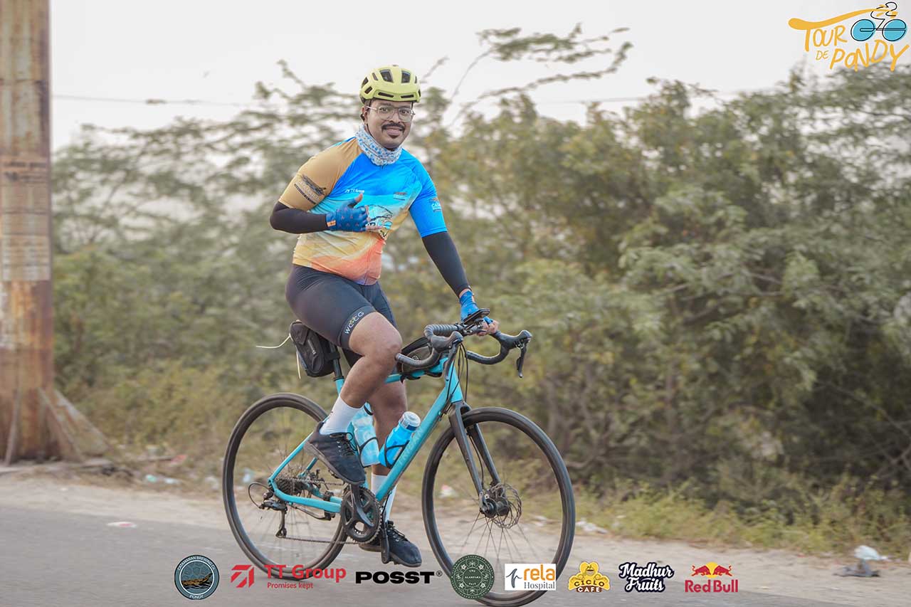 Tour de Pondy cycling event to Catamaran
